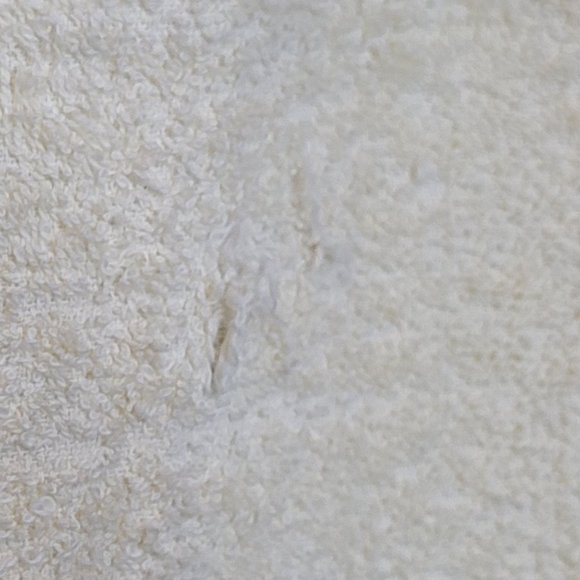 Vintage Muscogee Bath Towel Sculpted P Willows Design Pale Yellow Edge Wear - Picture 8 of 11